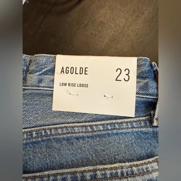 AGOLDE Low Rise Loose Jean NWT in Vault - Picture 6 of 6